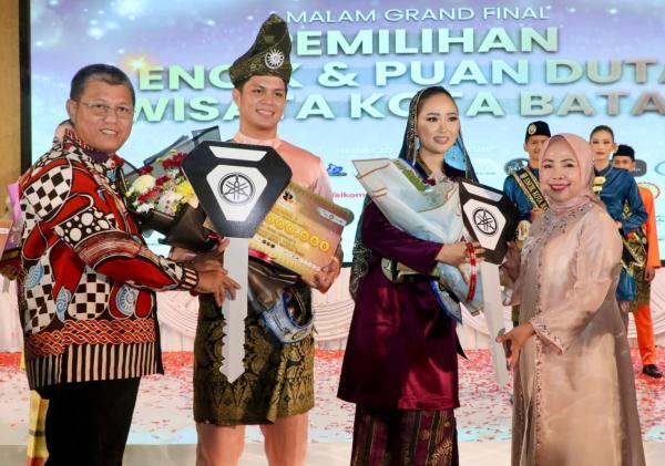 Malam Puncak Duta Wisata Batam 2026, Arya dan Keizia Keluar Sebagai Juara