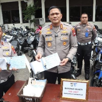 Satlantas Polresta Barelang Razia Knalpot Brong dan Truk Tak Laik Jalan