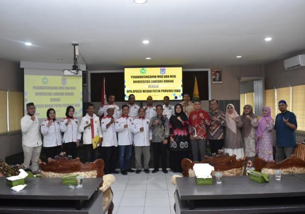 Unilak dan APDESI Merah Putih Riau Jalin Kerja Sama Penguatan SDM Aparatur Desa