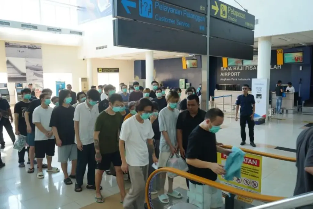 Rudenim Tanjungpinang Deportasi 67 WN Tiongkok Pelaku Penipuan Investasi dan Judi Online di Batam