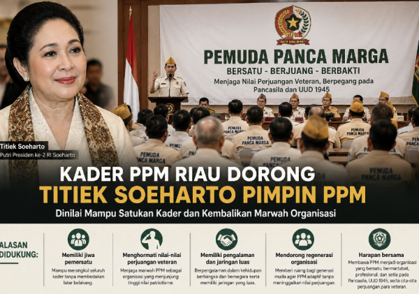 Kader PPM Riau Dorong Titiek Soeharto Pimpin Organisasi pada Munas Mendatang
