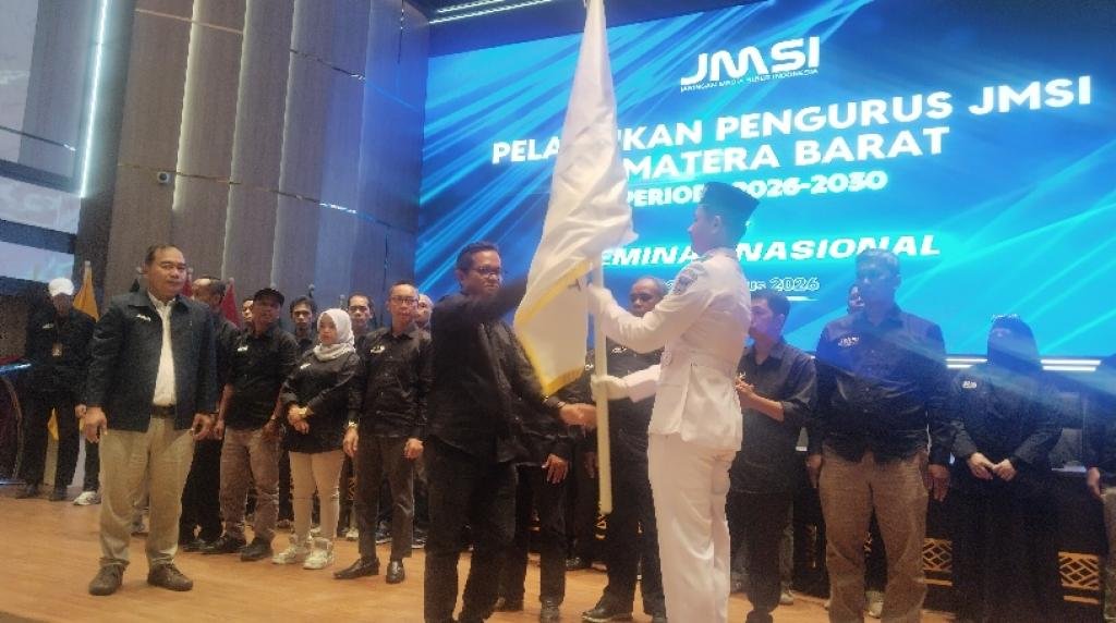 Pengurus JMSI Sumbar Dilantik, Profesionalisme Media Jadi Tantangan Utama