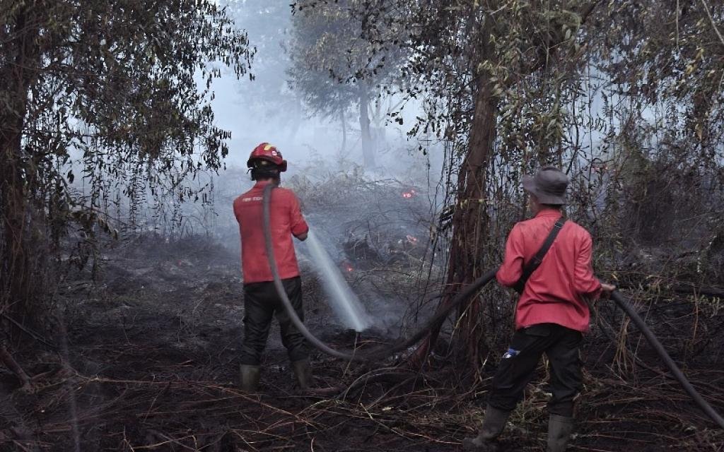 Kolaborasi dengan TNI/Polri-Upika, PT Arara Abadi dan IKPP Turunkan Tim RPK dan Heli Water Bombing Padamkan Api di Lahan Masyarakat