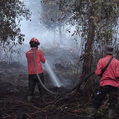 Kolaborasi dengan TNI/Polri-Upika, PT Arara Abadi dan IKPP Turunkan Tim RPK dan Heli Water Bombing Padamkan Api di Lahan Masyarakat