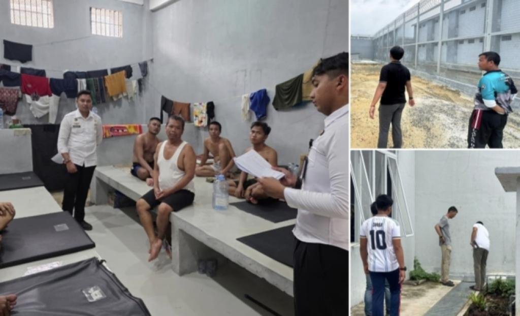 Cegah Gangguan Kamtib, Lapas Bagansiapiapi Geledah Kamar Warga Binaan