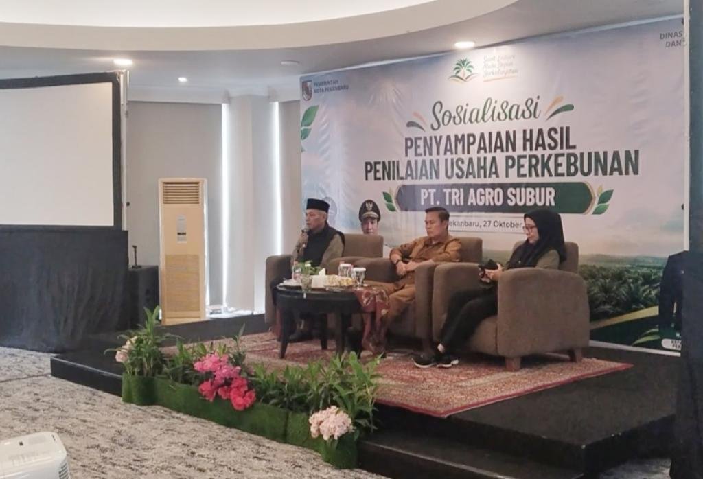 Distankan Pekanbaru Evaluasi Perkebunan Sawit, PT Tri Agro Subur Didorong Raih ISPO