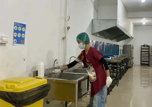 Pastikan IPAL Berfungsi Optimal, Korwil SPPG Batam Sidak Dapur MBG