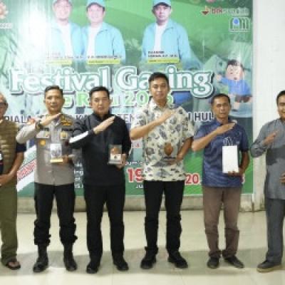 Festival Gasing Se-Riau 2026 Piala Bupati Inhu Resmi Digelar