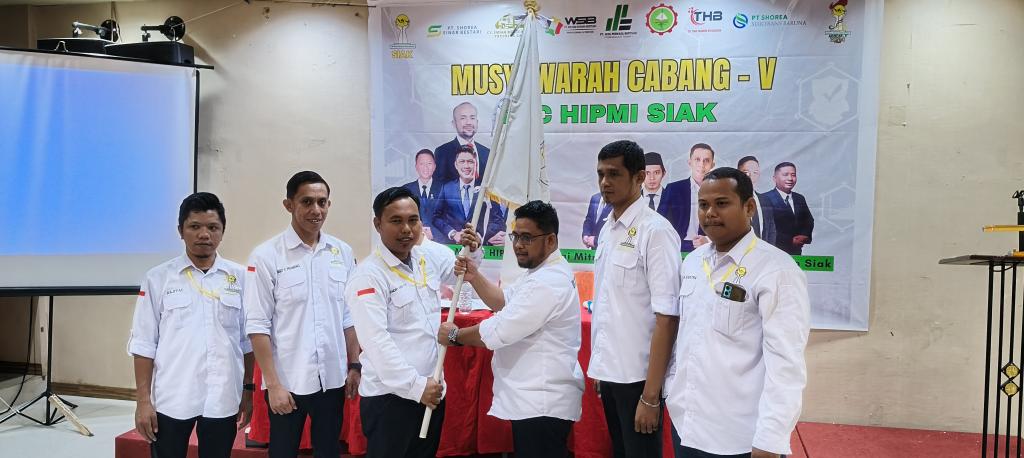 Jadi Calon Tunggal, Tommy Wilham Terpilih Aklamasi Pada Muscab ke V dan Akan Pimpin BPC HIPMI Siak Periode 2024-2027