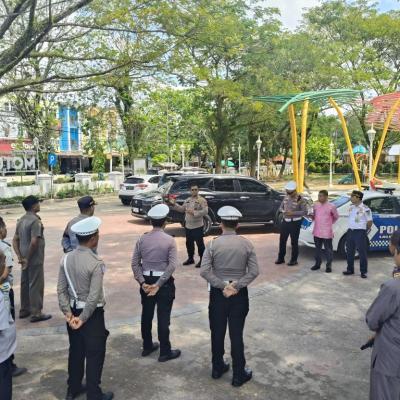 Dishub dan Polres Siak Cek Rute dan Kesiapan Sarana dan Prasarana Jelang Car Free Day Perdana di Tualang