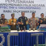 Bea Cukai Tanjungpinang Musnahkan Barang Ilegal Senilai Rp4,3 Miliar