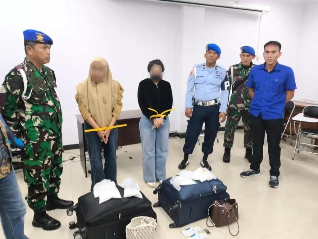 Petugas Gabungan Bandara SSK II Gagalkan Penyelundupan Dua Kilogram Sabu