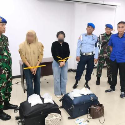 Petugas Gabungan Bandara SSK II Gagalkan Penyelundupan Dua Kilogram Sabu