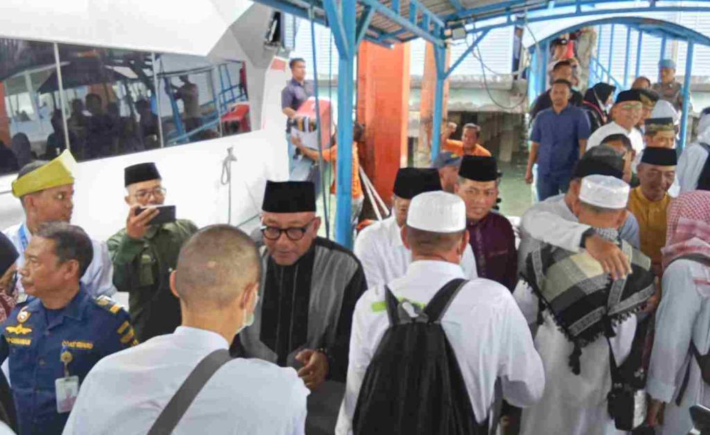 Disambut Walikota, Seluruh Jemaah Haji Asal Tanjungpinang Telah Kembali ke Kampung Halaman