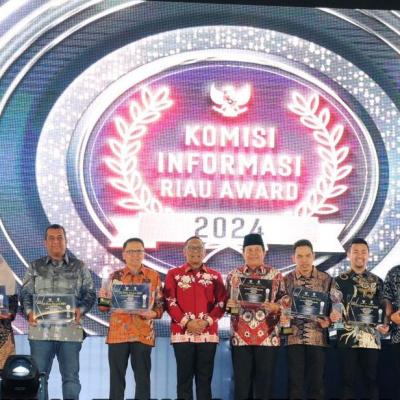 Rohul Borong 6 Penghargaan di KI Riau Award 2024