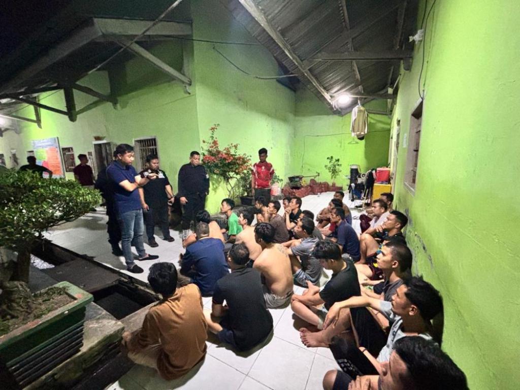 Lapas Pekanbaru Gelar Razia Gabungan dan Tes Urine Tahanan