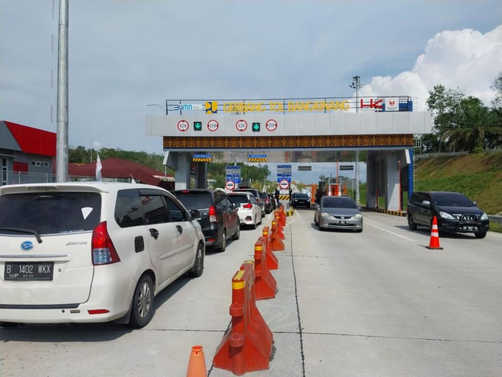 Trafik Tol Trans Sumatra Capai 209 Ribu Kendaraan Selama Arus Balik
