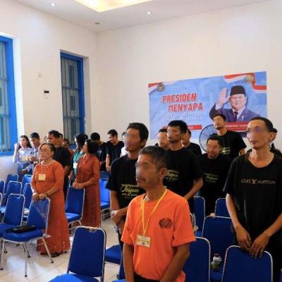 Warga Binaan Rutan Tanjungpinang Rayakan Natal