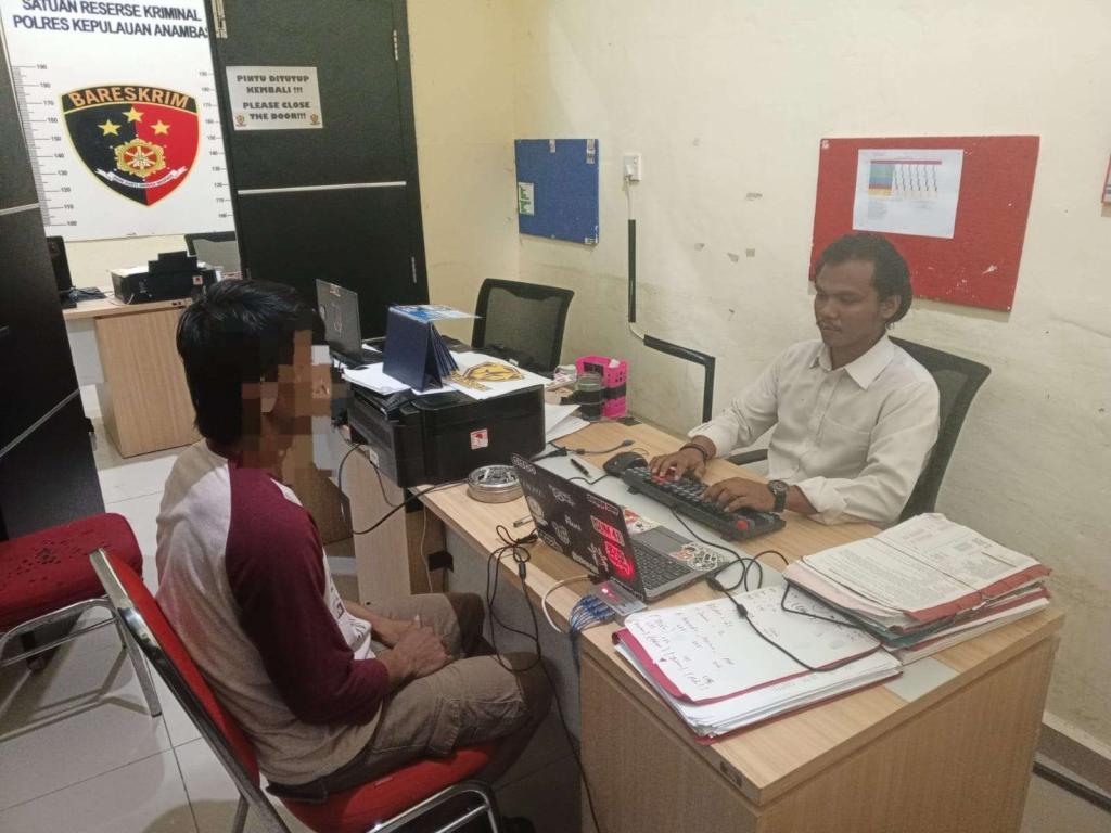 Satreskrim Polres Anambas Tangkap Pelaku Pencurian