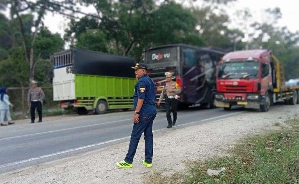 Razia ODOL di Pekanbaru, 38 Sopir Truk Terjaring Pelanggaran Berat