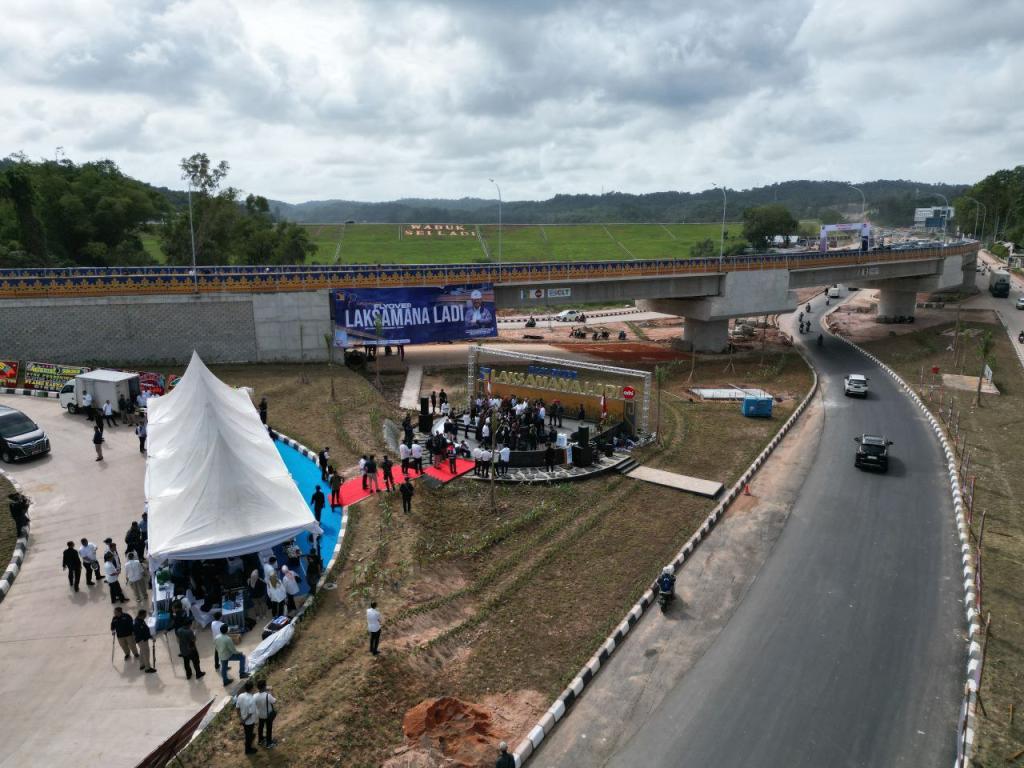 Flyover Laksamana Ladi Resmi Berganti Nama Jadi Flyover Sungai Ladi