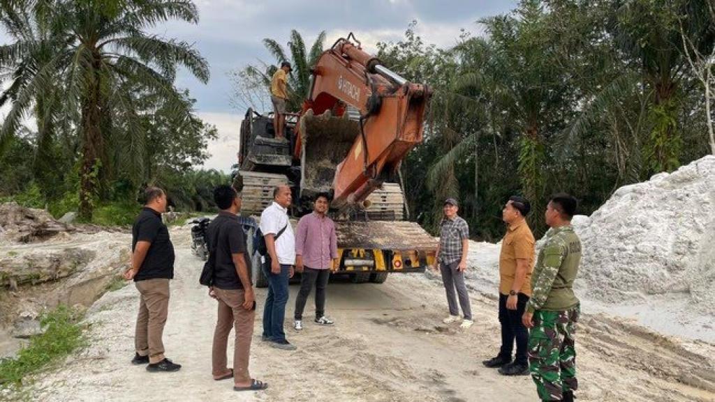 Alat Berat Beroperasi Tanpa Izin, Tambang Ilegal di Kampar Dibongkar Aparat