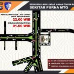 Satlantas Pekanbaru Lakukan Penutupan Sejumlah Jalan di Malam Tahun Baru