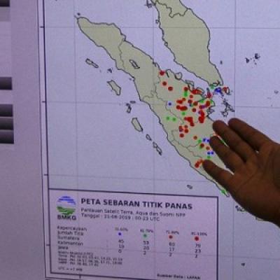 BMKG Catat 5 Hotspot di Sumatera, 2 Titik Panas dari Rokan Hilir