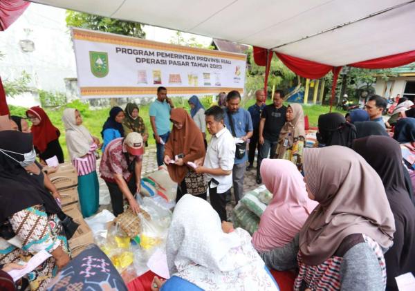 Operasi Pasar Murah Pemprov Riau Pekan Ini Hadir di 4 Lokasi