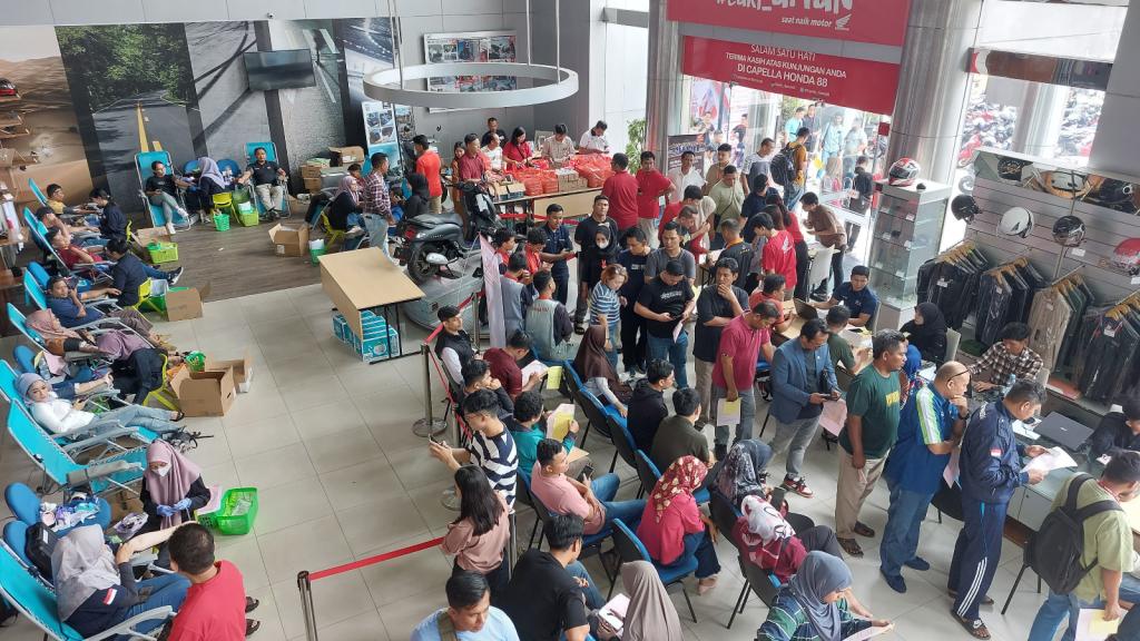 Donor Darah Capella Group di Pekanbaru Disambut Antusias 341 Peserta