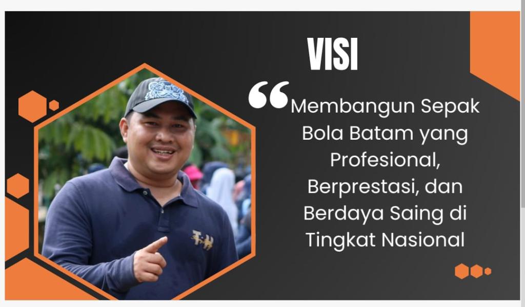 Rival Pribadi Resmi Mendaftar Sebagai Ketua PSSI Kota Batam 2025-2029