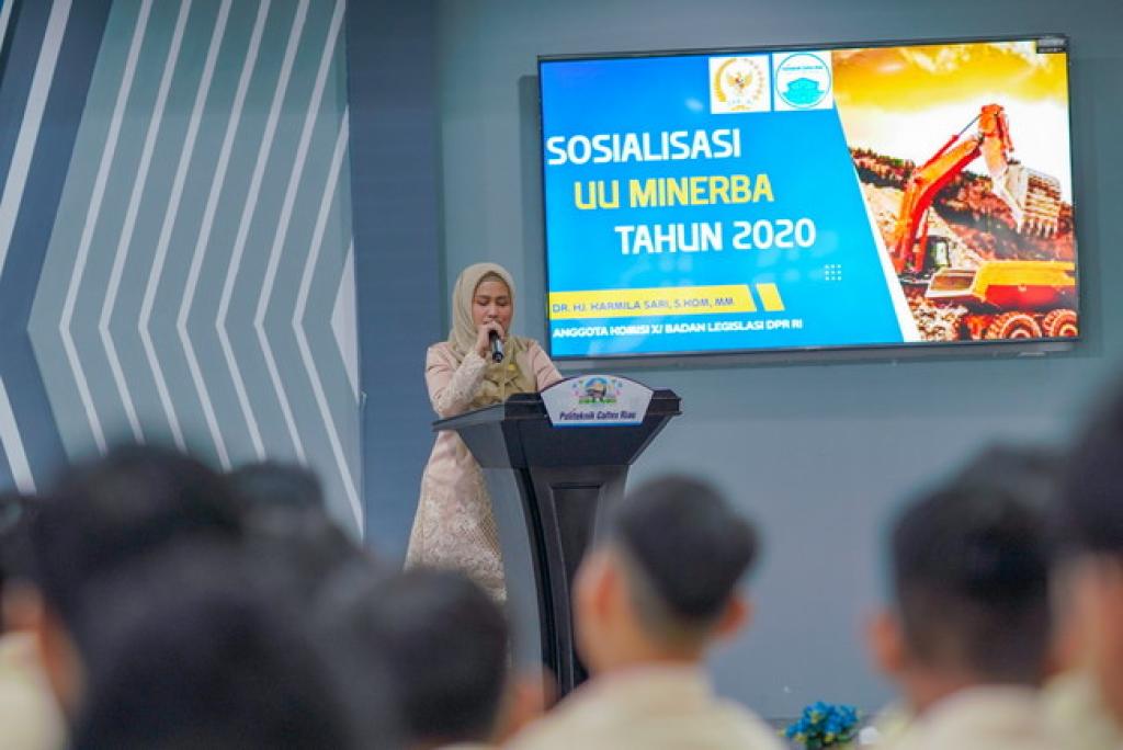 Sosialisasikan UU Minerba di PCR, Karmila Sari Dorong Perguruan Tinggi Manfaatkan Peluang Pertambangan