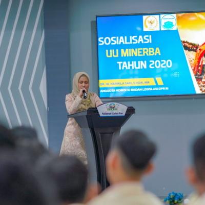 Sosialisasikan UU Minerba di PCR, Karmila Sari Dorong Perguruan Tinggi Manfaatkan Peluang Pertambangan