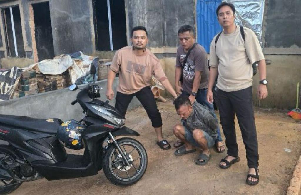 Polisi Tangkap Pelaku Penggelapan Motor Driver Ojol di Batam