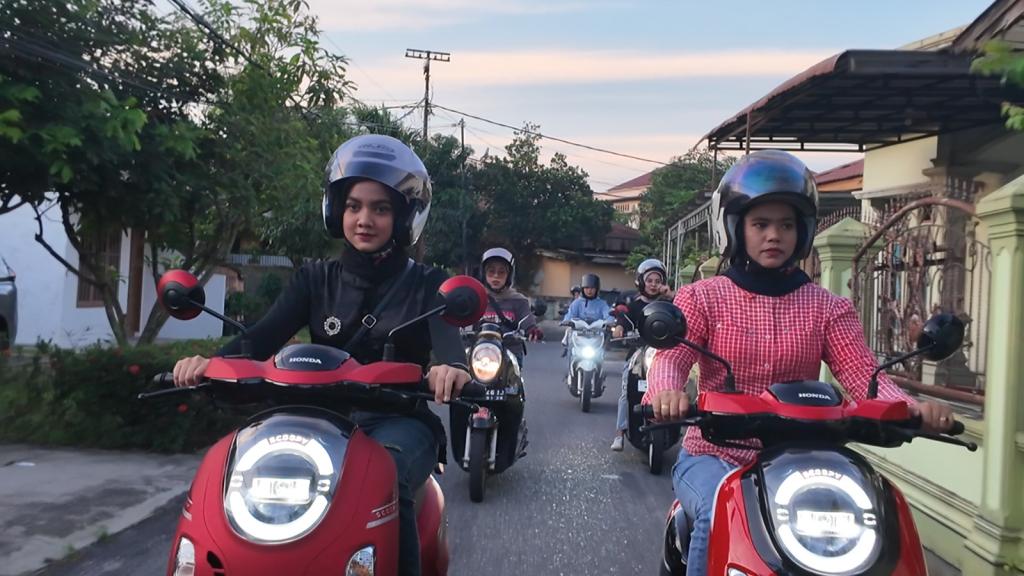 Semarak Hari Kartini, Capella Honda Gelar Scoopy Veloreactivity untuk Ladies Bikers di Pekanbaru