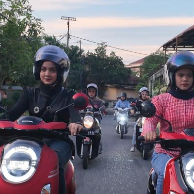 Semarak Hari Kartini, Capella Honda Gelar Scoopy Veloreactivity untuk Ladies Bikers di Pekanbaru