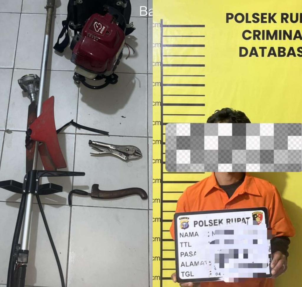 Masuk Gudang Warga, Pelaku Curat di Rupat Ditangkap Polisi